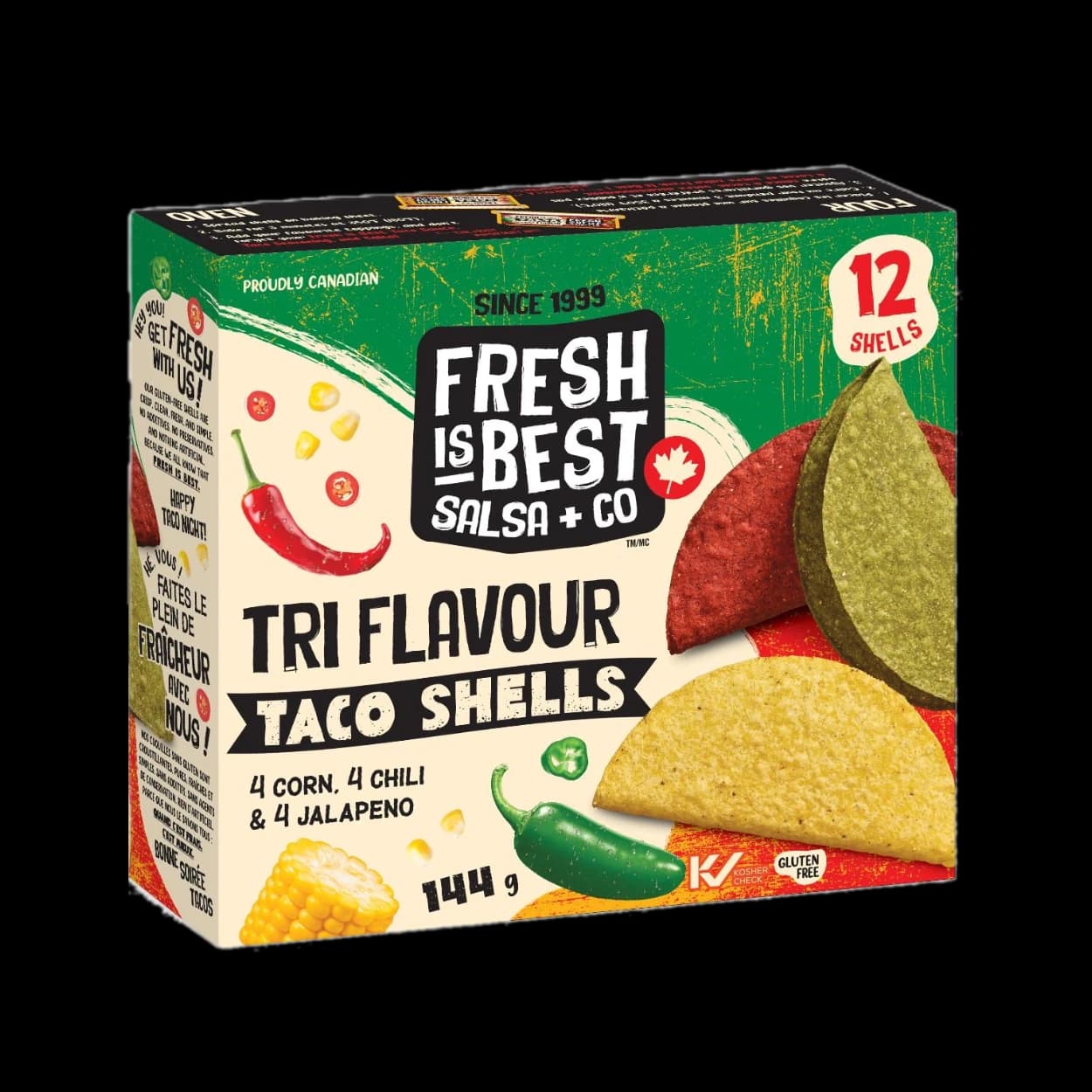 Tri-Flavour Taco Shells